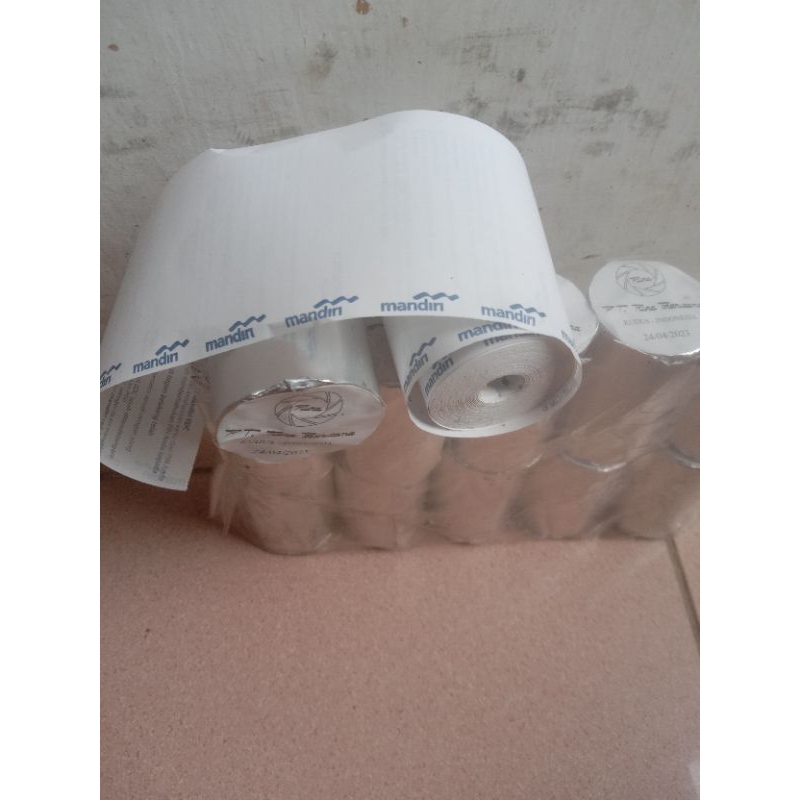 

KERTAS THERMAL LOGO MANDIRI 58X40mm 10ROLL