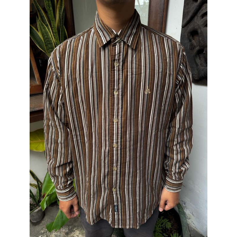 Bean Pole Stripe Corduroy Shirt