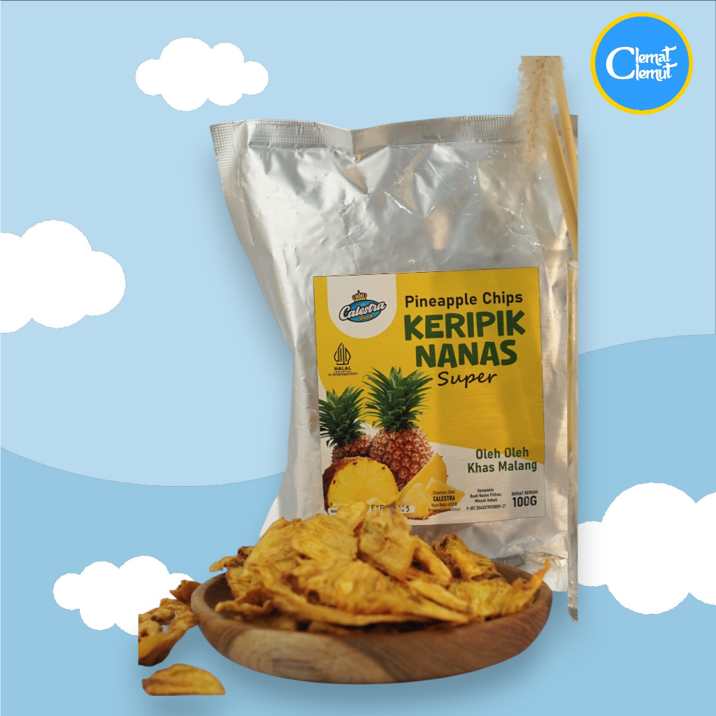 

KERIPIK BUAH NANAS SUPER 100GR - RENYAH, MANIS, SEGAR