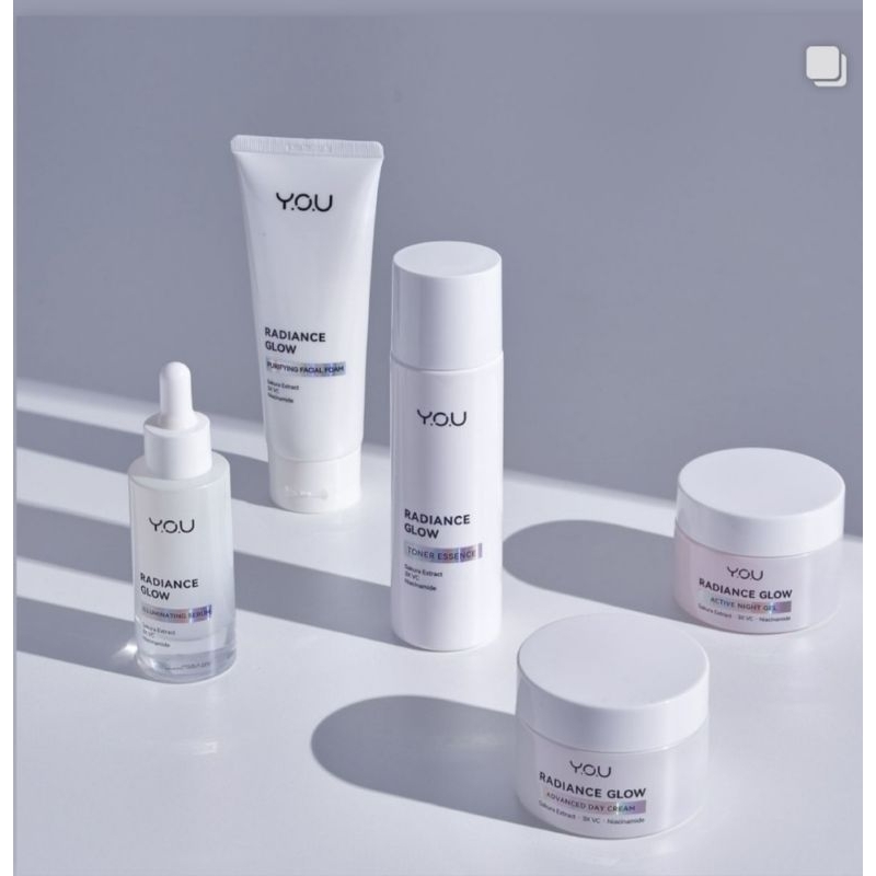 YOU Radiance Glow Paket Hemat | Pencerahan | Sensitif skin