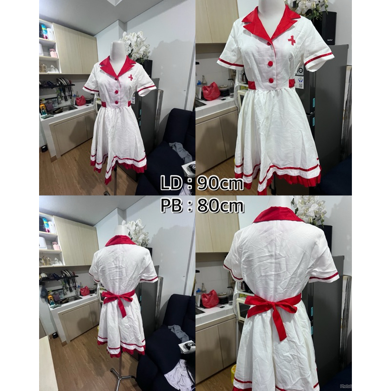 dress cosplay suster dokter