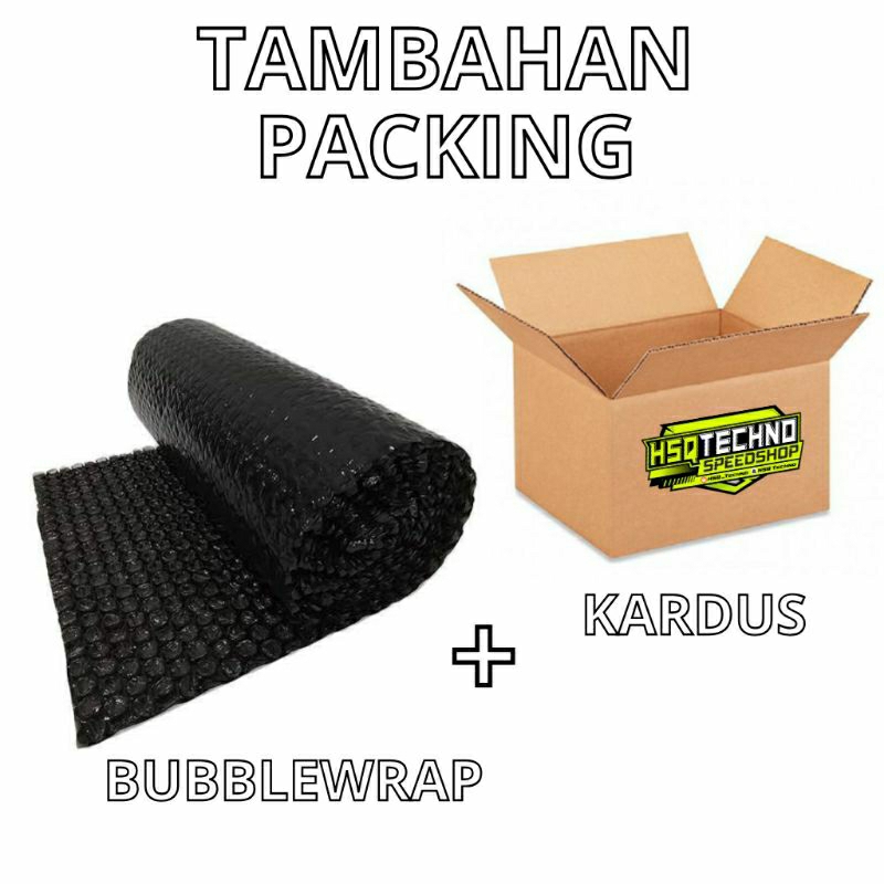 

Bubble wrap dan dus untuk tambahan packing by hsq techno