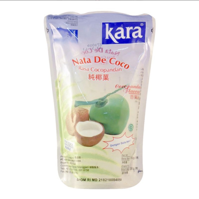 

Kara sari kelapa leci & pandan
