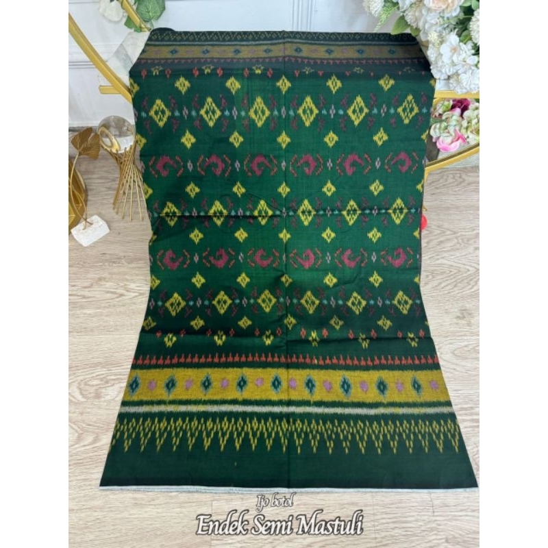 KAIN TENUN ENDEK CSM BALI BARU IJO BOTOL