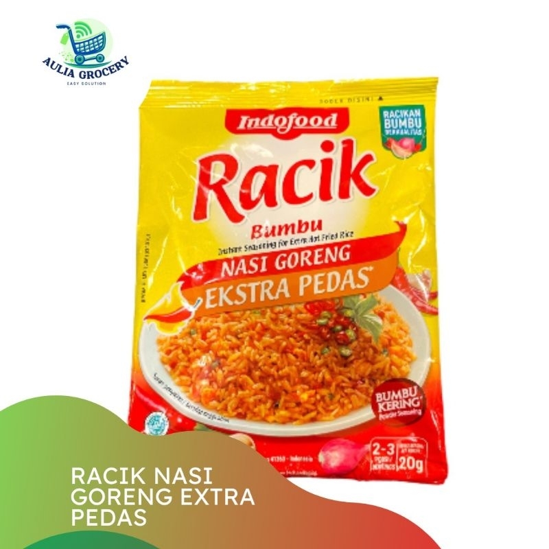 

Racik Nasi Goreng Extra Pedas Bumbu Instan