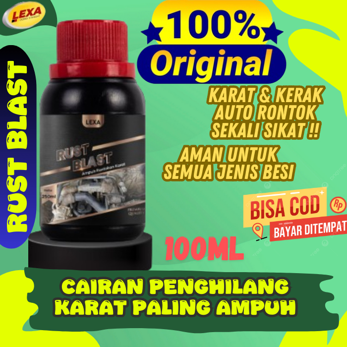 Cairan Pembersih Karat pada Motor Mobil dan Besi Secara Instan - Rust Blast 100ml