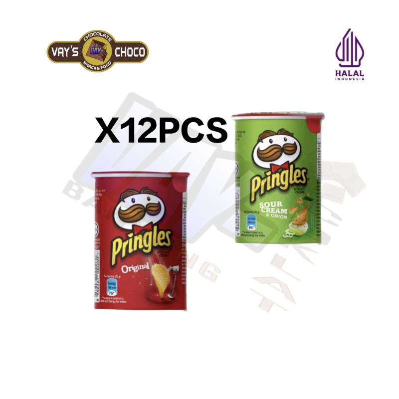 

PRINGLES POTATO SNACK X12PCS EXP TERBARU 2026