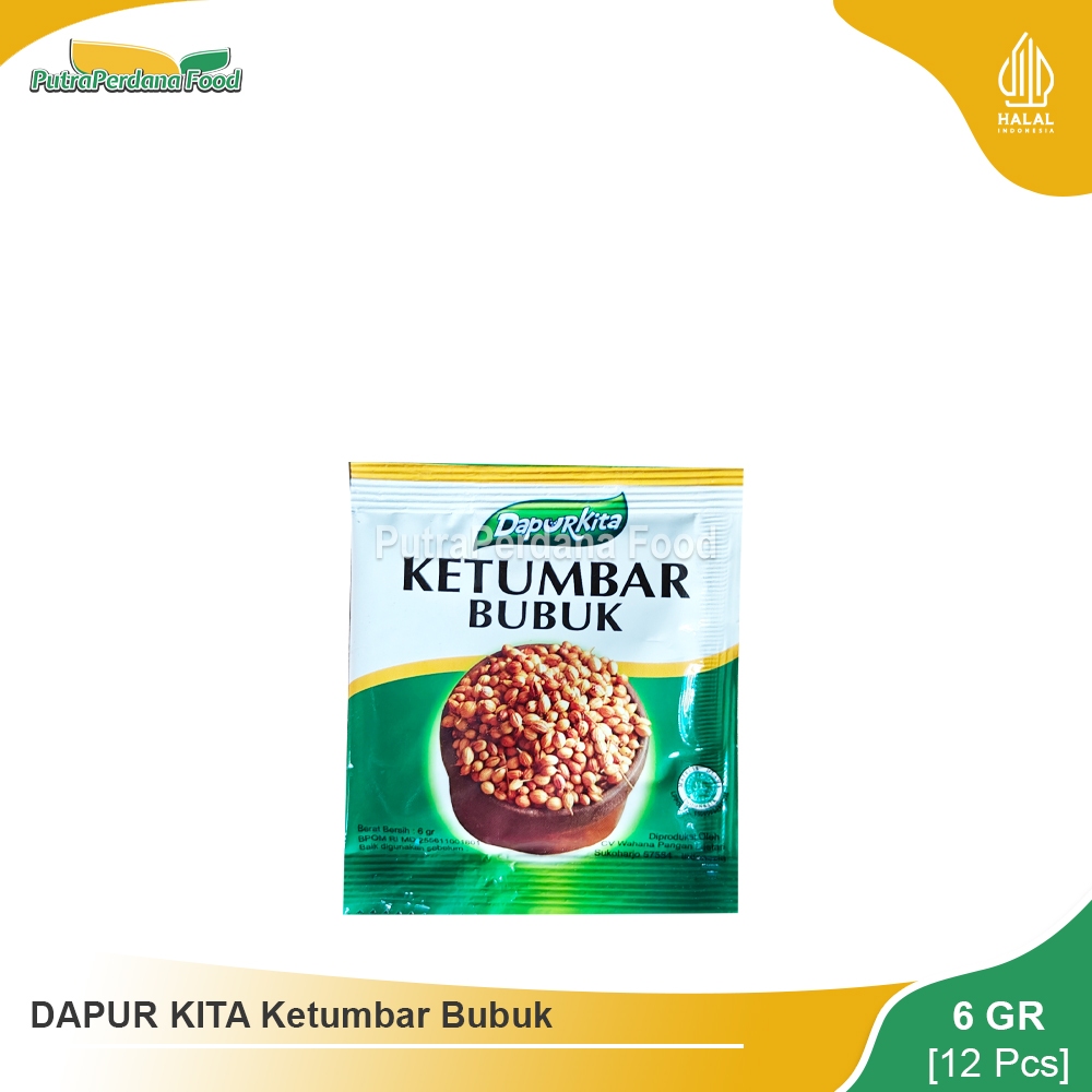 

DAPUR KITA Ketumbar Bubuk 6gr (12 Pcs)