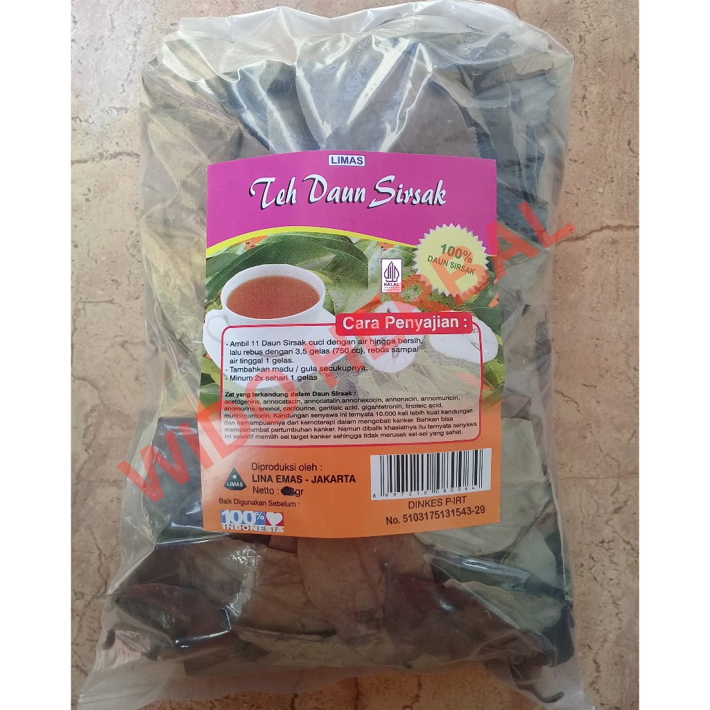 

Termurah Daun Sirsak 500 gr