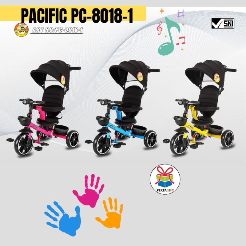 PACIFIC JR TRICYCLE PC- 8018-1 Sepeda stroller Anak