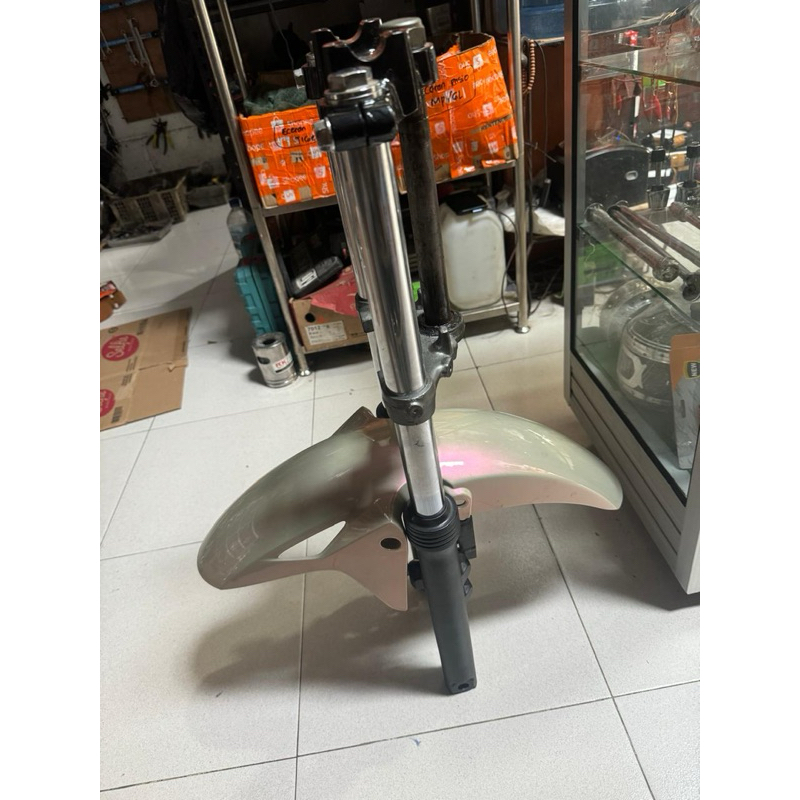 Shock skok depan ninja rr new segitiga suzuki TRS original copotan sudah pnp honda cb gl megapro