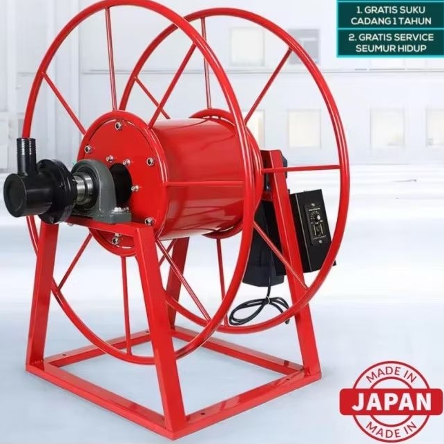 OTOMATIS HOSE REEL 1.5 INCH - 2 INCH ELEKTRIK HOSE RELL BBM 1" IN - 2" IN HOSE REEL SELANG SOLAR BBM