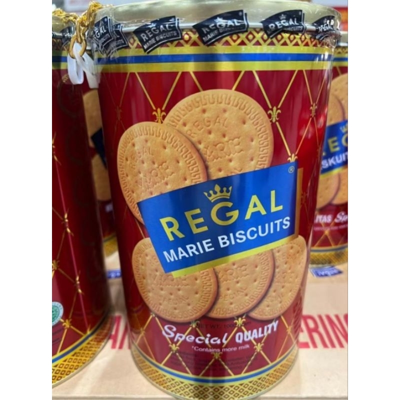 

Biscuit Regal Marie Kemasan Kaleng 1000 Gr