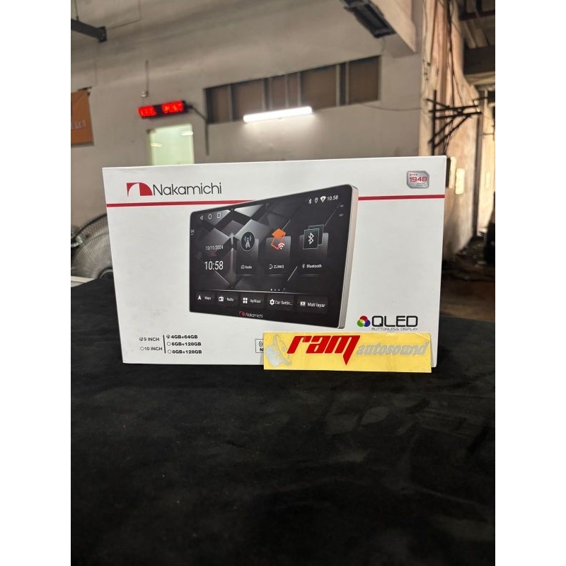 head unit android 9 inchi NAKAMICHI LEGEND MK IV  ram 4/64