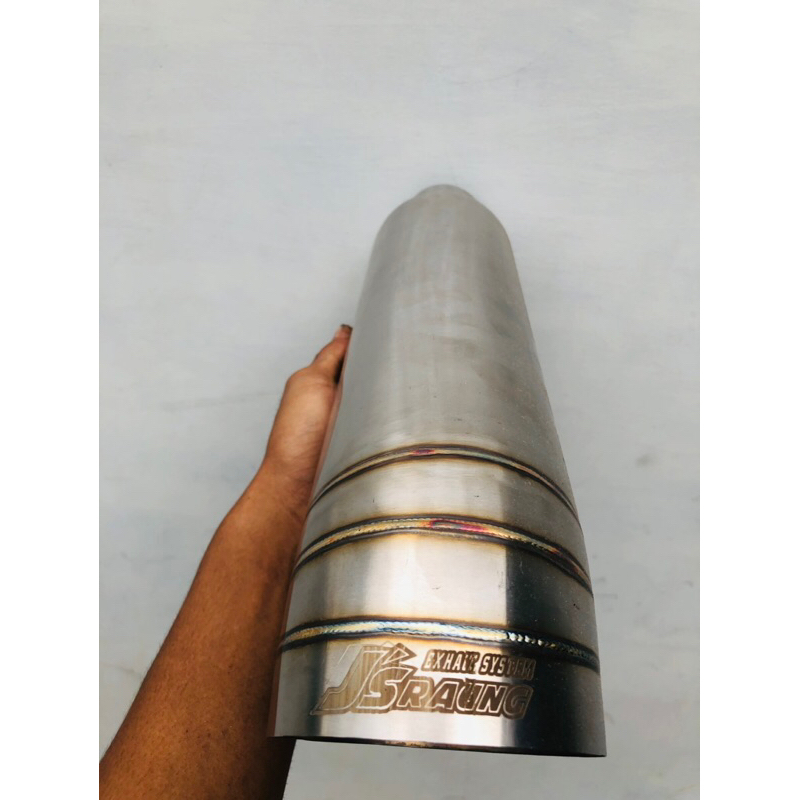 Knalpot Teilpipe Js Racing Pipa Buat Mobil innova Pajero Hilux Fortuner L300
