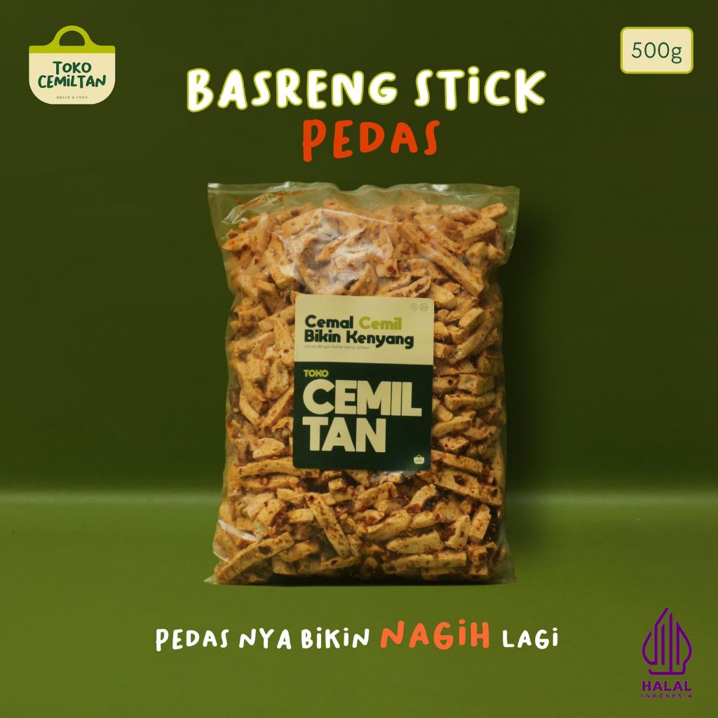 

Basreng Stick Pedas Cemilan Snack Kiloan 500gr