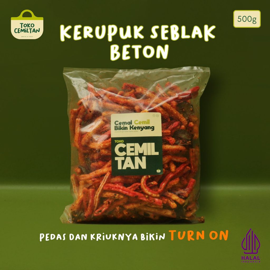

Seblak Beton Cemilan Snack Kiloan 500gr