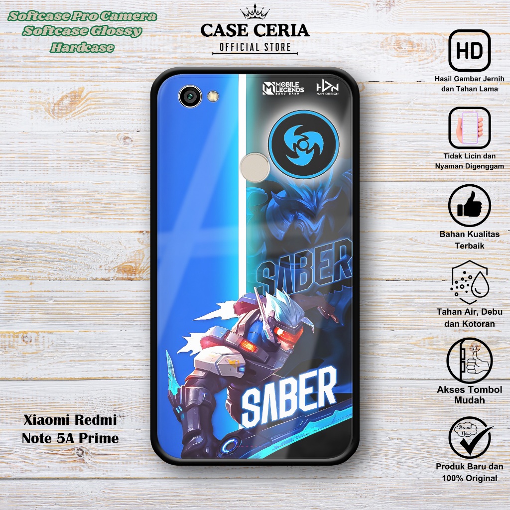 Case Xiaomi Redmi Note 5A Prime - Casing Redmi Note 5A Prime ( Game ML 2 ) – Softcase Pro Camera