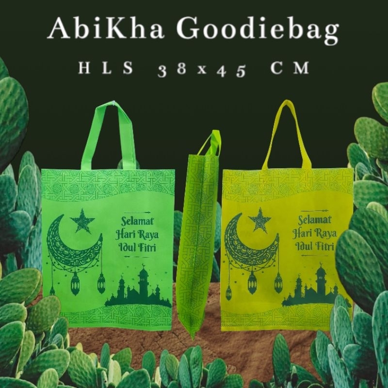 

Tas Goodiebag 38x45 Spundbound tema Idul Fitri WIL (isi 12pcs)