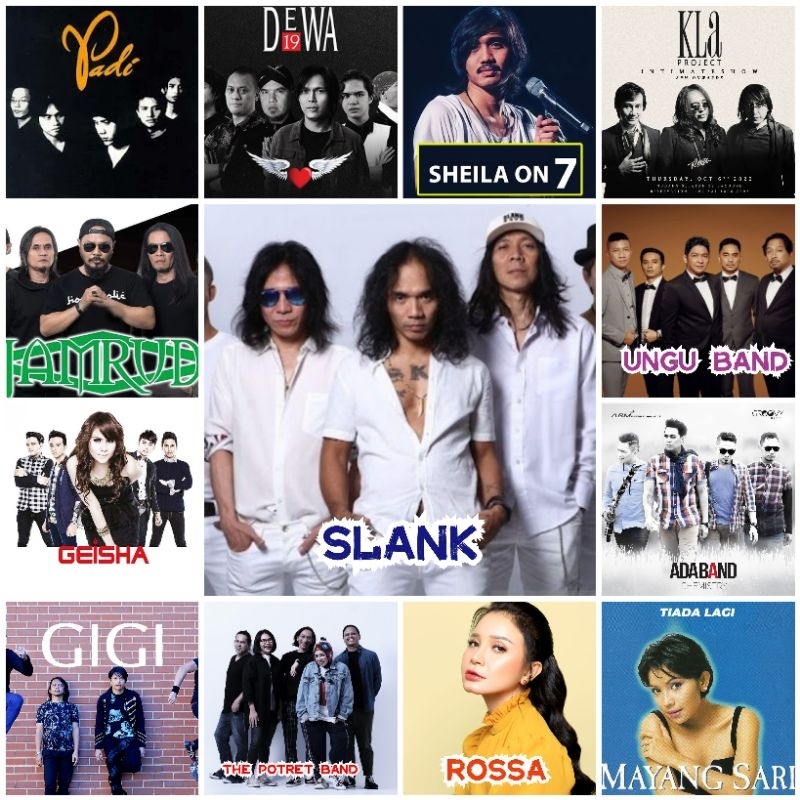 CD MP3 KOLEKSI LAGU POP INDONESIA - KASET MP3 LAGU SLANK