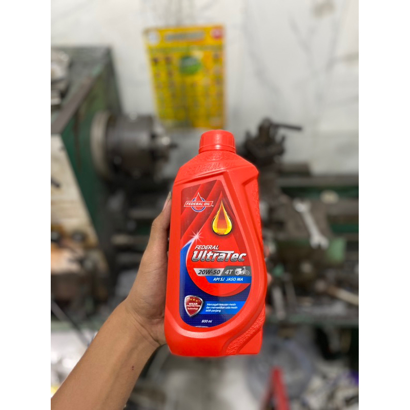 oli 4tak motor bebek 0,8 lt  federal ultratec 20-50 garansi original federal iultratec