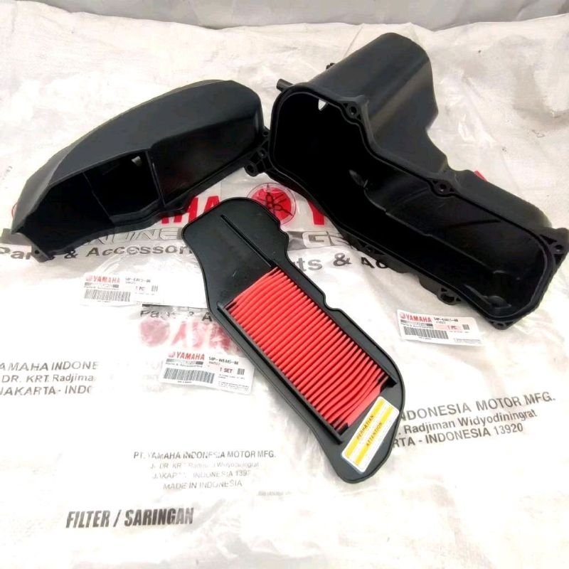 Box Bok Filter Udara / Rumah Filter Udara Set Komplit Yamaha Mio J Mio Gt 115 Fino 115 Xride 115 Mio