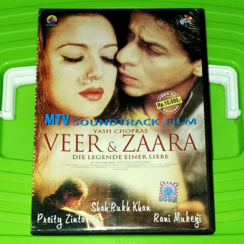 VCD INDIA MTV SOUNDTRACK VEER & ZAARA CHALTE CHALTE Shah Rukh Khan Preity Zinta Rani Mukerji Juhi Ca