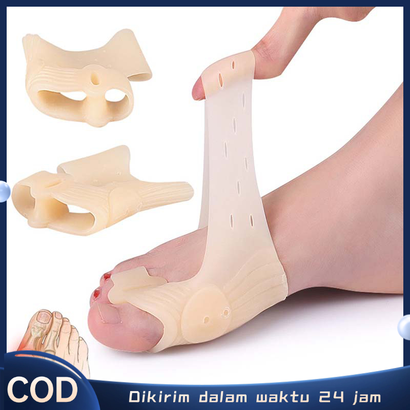 1 pasang Pemisah Jempol Kaki Bunion Pelurus Jempol Kaki Alat Korektor Jempol Kaki Jempol Kaki Bengko