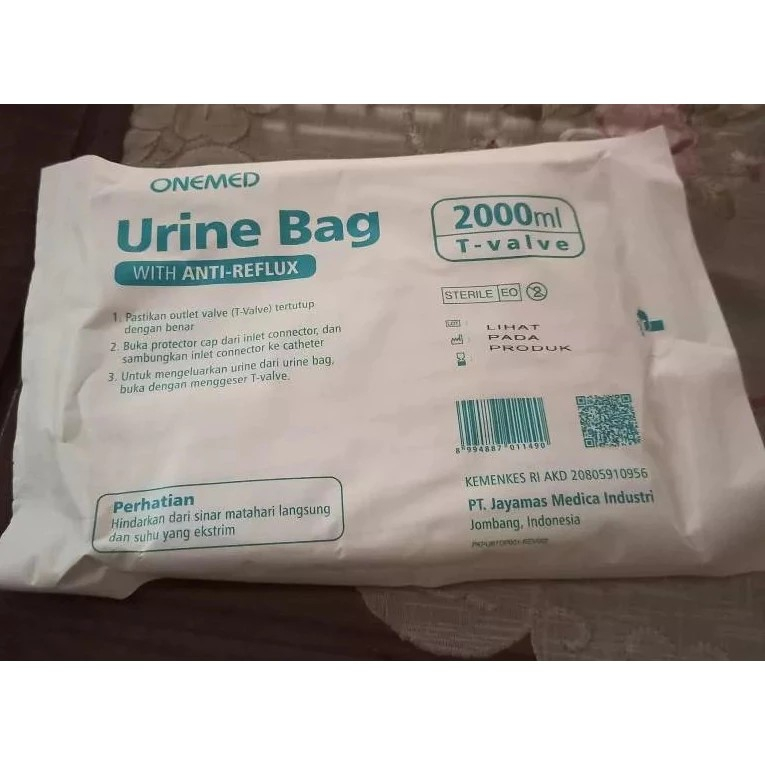 ONEMED Urine bag / urin bag / drainage bag / kantong urin 2000 ml