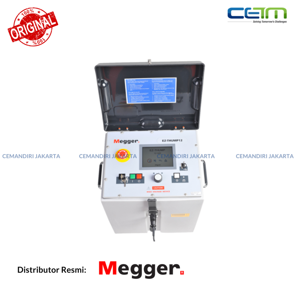 Megger EZ-THUMP 3 kV, EZ-THUMP 4 kV, EZ-Thump 12 kV Model V3 Cable Fault Location System