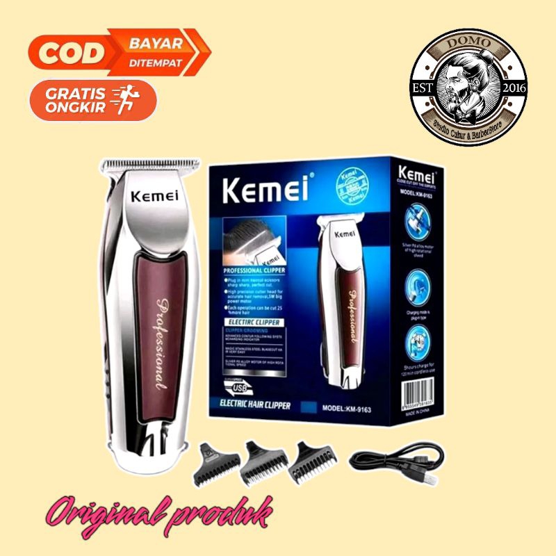 Mesin cukur trimmer Kemei km 9163 Original