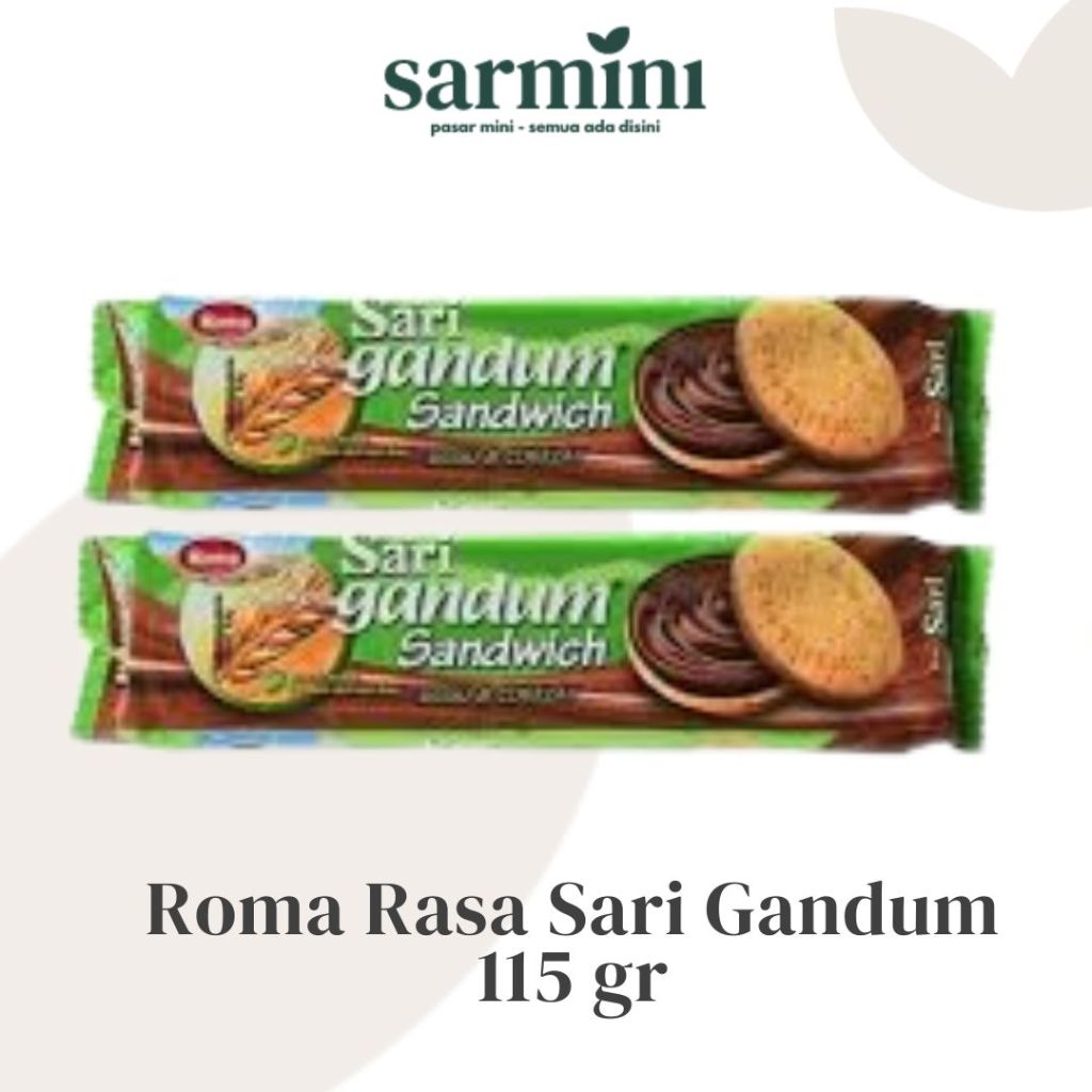 

Roma Sari Gandum Sandwich 108gr