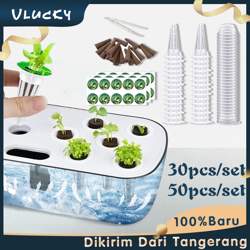 Isi 30pcs/50pcs Root Starter Hydroponic Soilless Seed Grow Seed Pods Kit