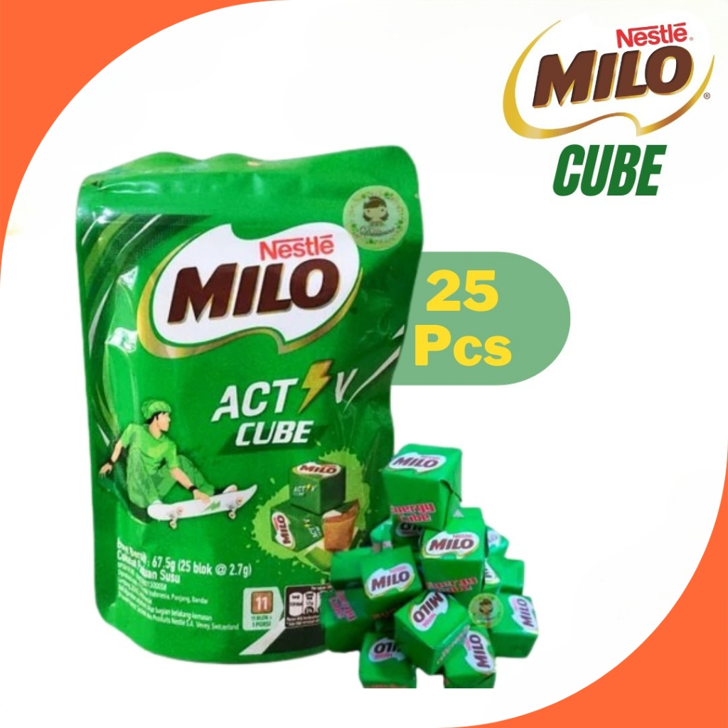 

Nestle Milo Act Cube Cokelat Kemasan 67,5g