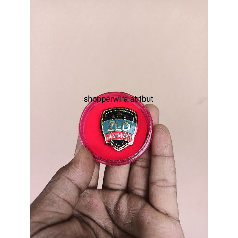 jual pin pdh angkatan Bintara polri ZLD NUSANTARA PREMIUM logam kuningan sepuh lapis emas