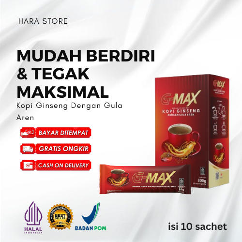 

G-MAX KOPI PRIA DWS MEMBUAT P MUDAH BERDIRI TEGAK MAKSIMAL AMPUH KUALITAS TERBAIK ORIGINAL BPOM PRIVASI AMAN