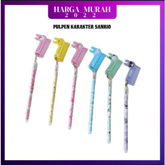

PULPEN KARAKTER SANRIO MOTIF CERMIN LOTSO LUCU/PULPEN SANRIO MOTIF SKATEBOARD/PULPEN SANRIO MOTIF SISIR