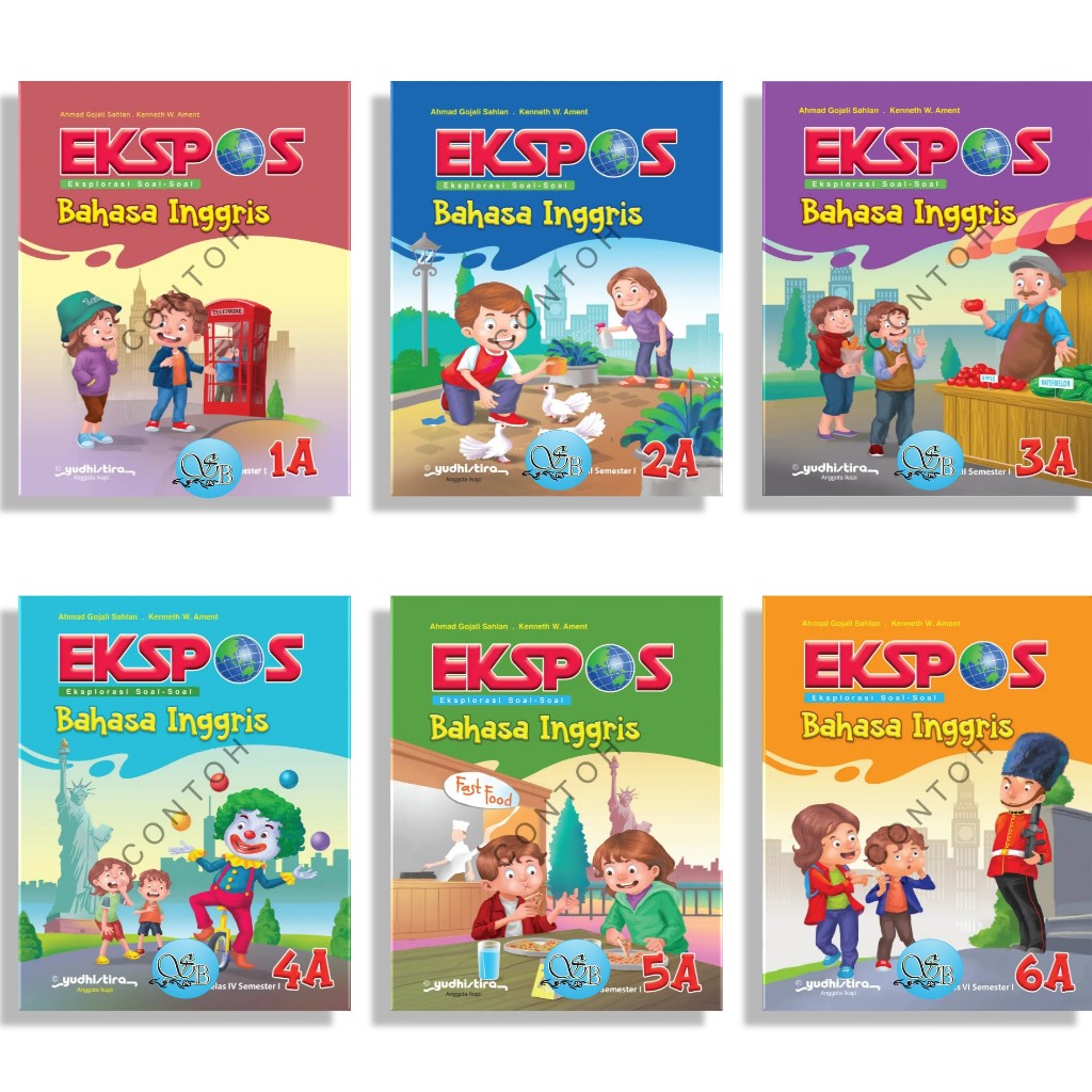 [Penerbit Yudhistira] Ekspos Bahasa Inggris Kelas 1,2,3,4,5 & 6 Kurikulum Merdeka