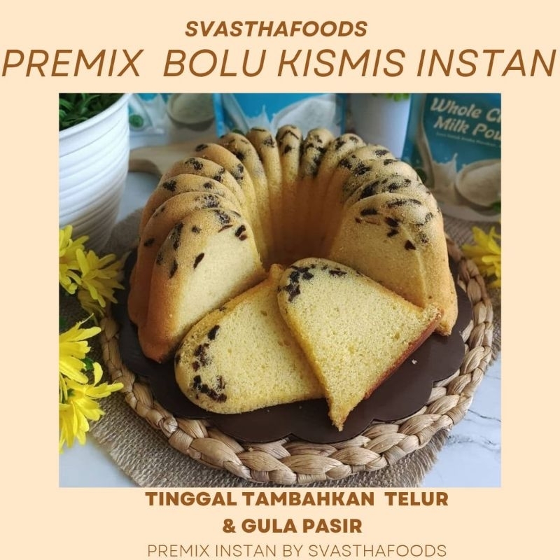 

Tepung Instan Bolu Kismis 3 in 1 Premix instan Baking