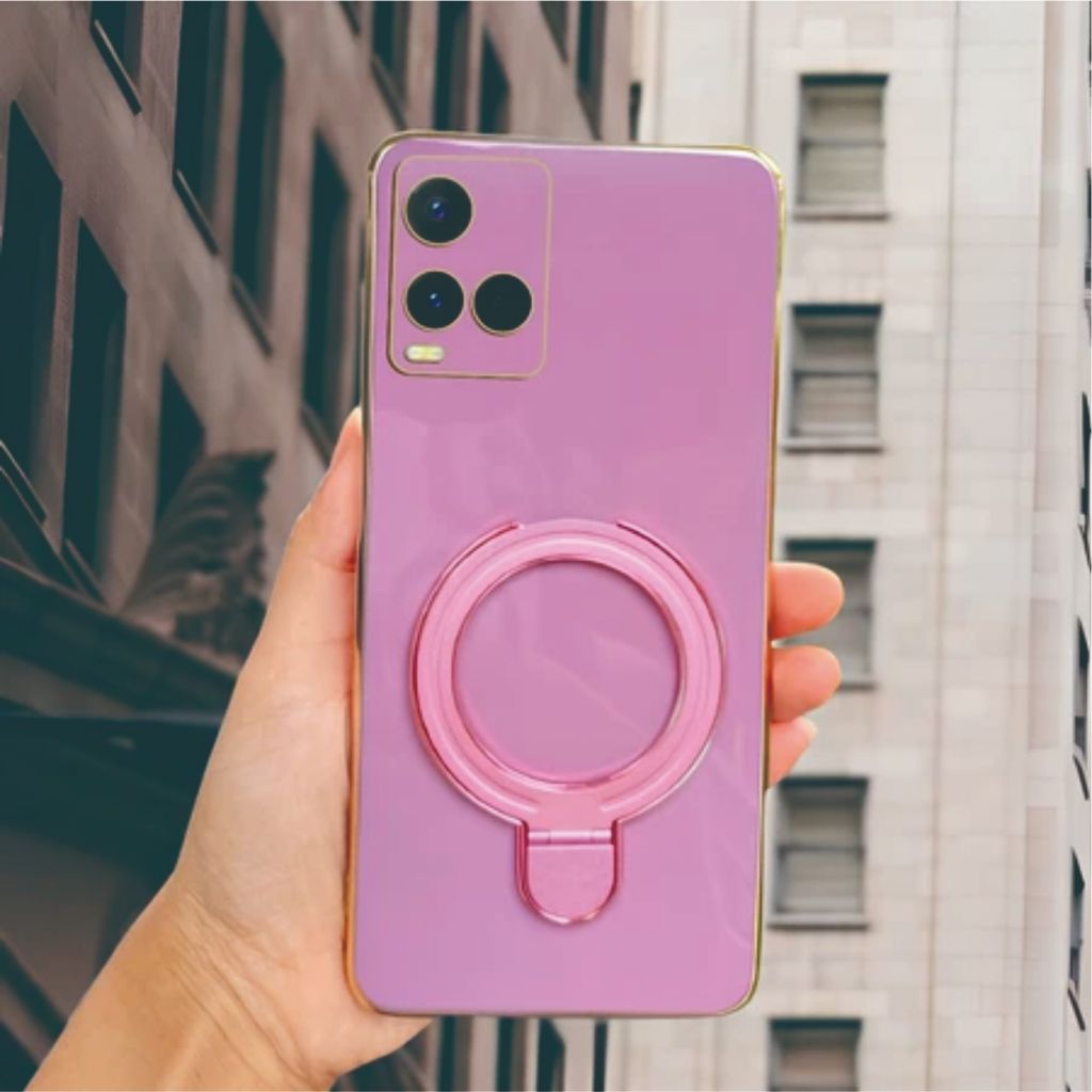 Case Ring Magsafe Vivo Y21 Y21s Y21e Y21t Y33s Y33t Magnetic TPU Silikon