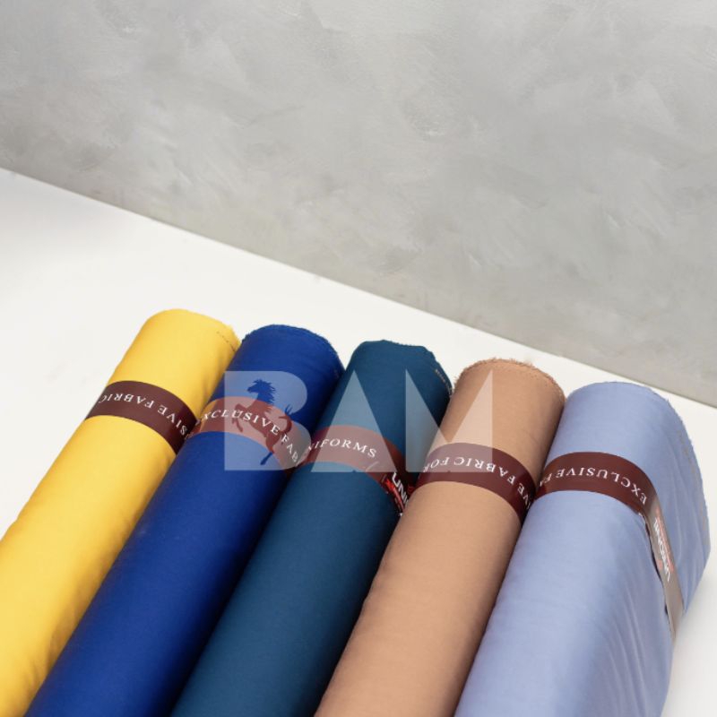 (per ½ meter) UNIONE American Drill - Bahan Kain Seragam Kantor Sekolah - Premium Tebal Nyaman