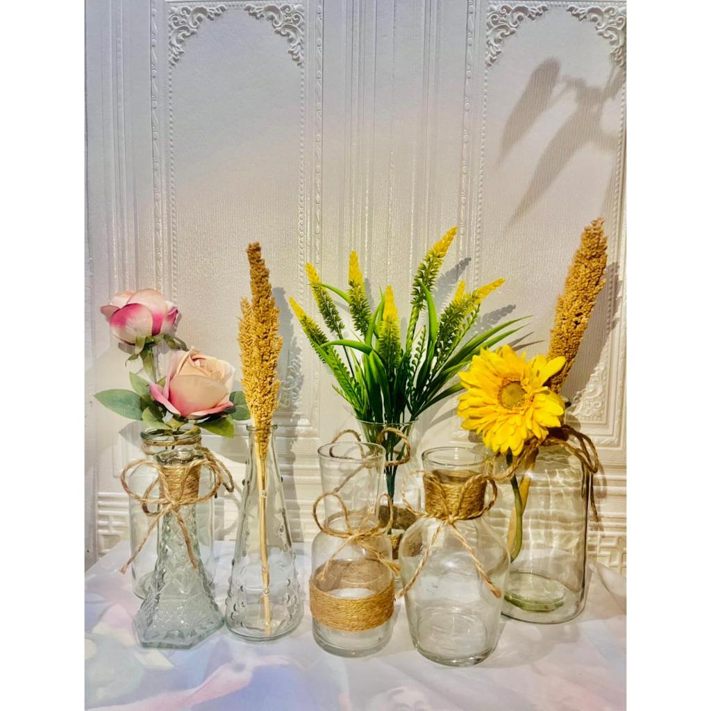 Vas Kaca Bunga Tali Rami Vas Bunga Aestetik Vas Kaca  Vas Kaca Tali Rami
