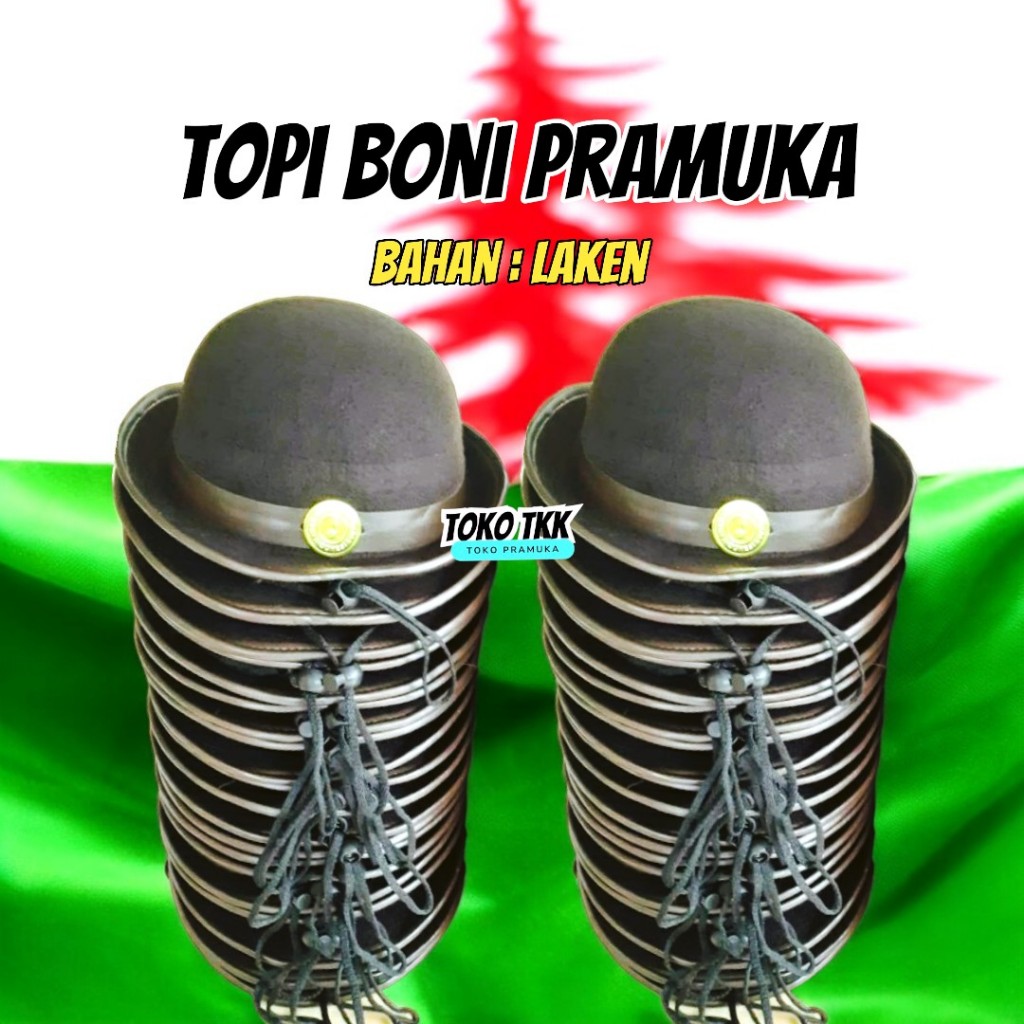 Grosir 20 biji Topi boni pramuka