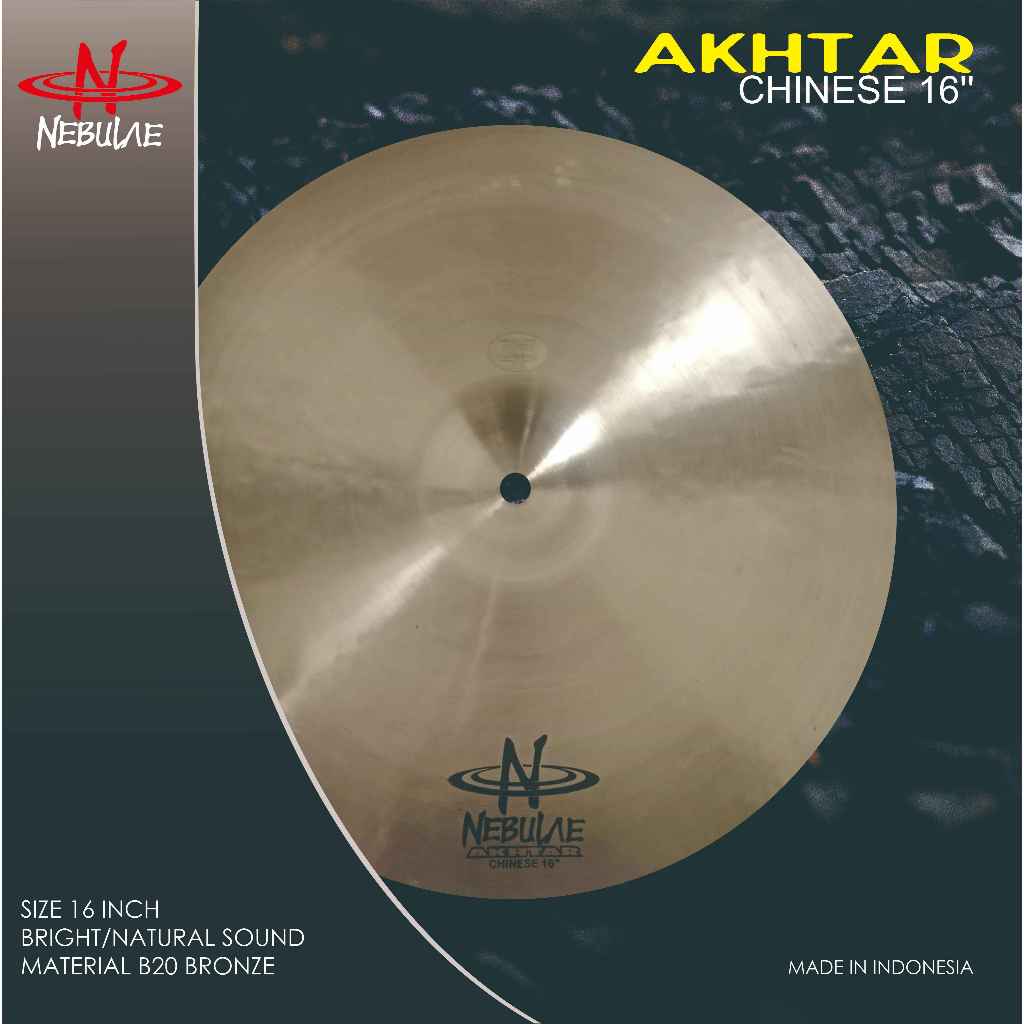 Nebulae Cymbal Akhtar Chinese 16" | Cymbals Drum Effect B20
