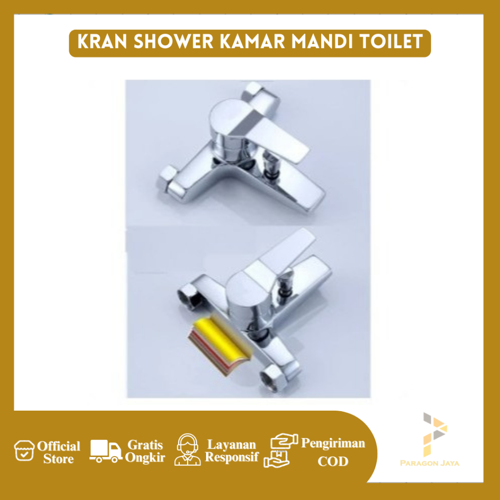 Kran Shower Keran Kamar Mandi toilet Air Panas Dingin Keran 2 Cabang(KRAN SHOWER)