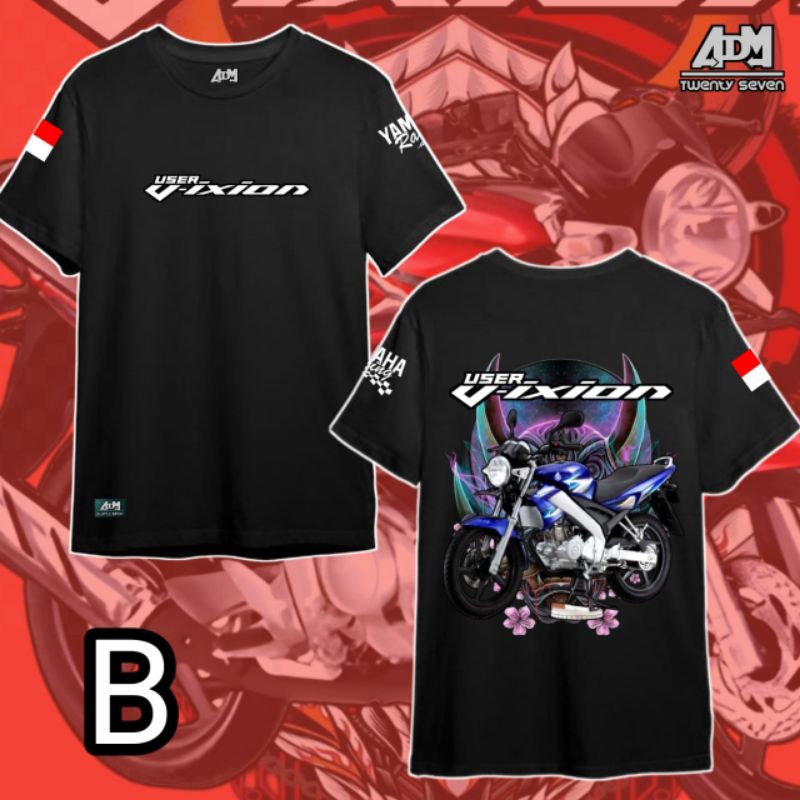 kaos Yamaha Vixion old kaos vixion  kaos viksen tshirt Yamaha racing