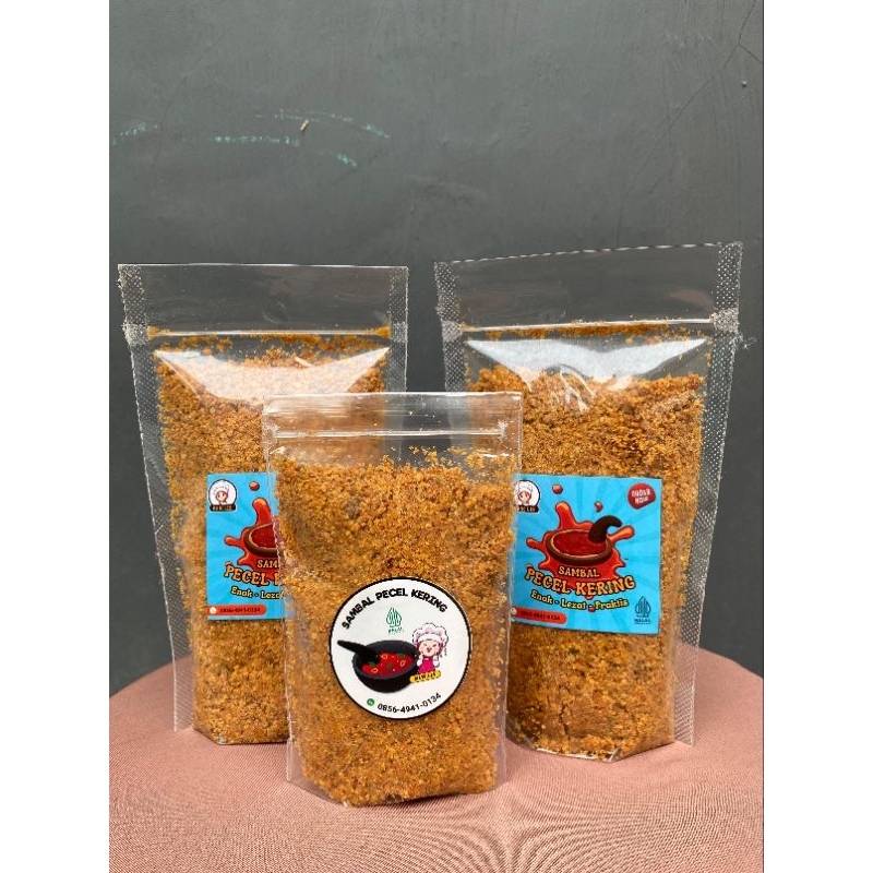 

Sambal Pecel Kering, Bu lis (Homemade)