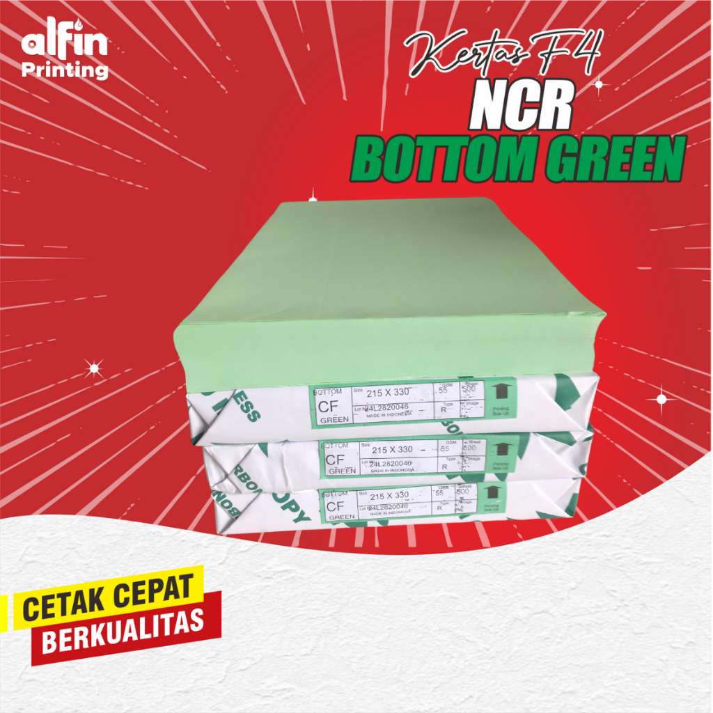 

Kertas NCR BOTTOM GREEN, Cetak Nota, Surat Jalan 2 Ply dan 3 Ply