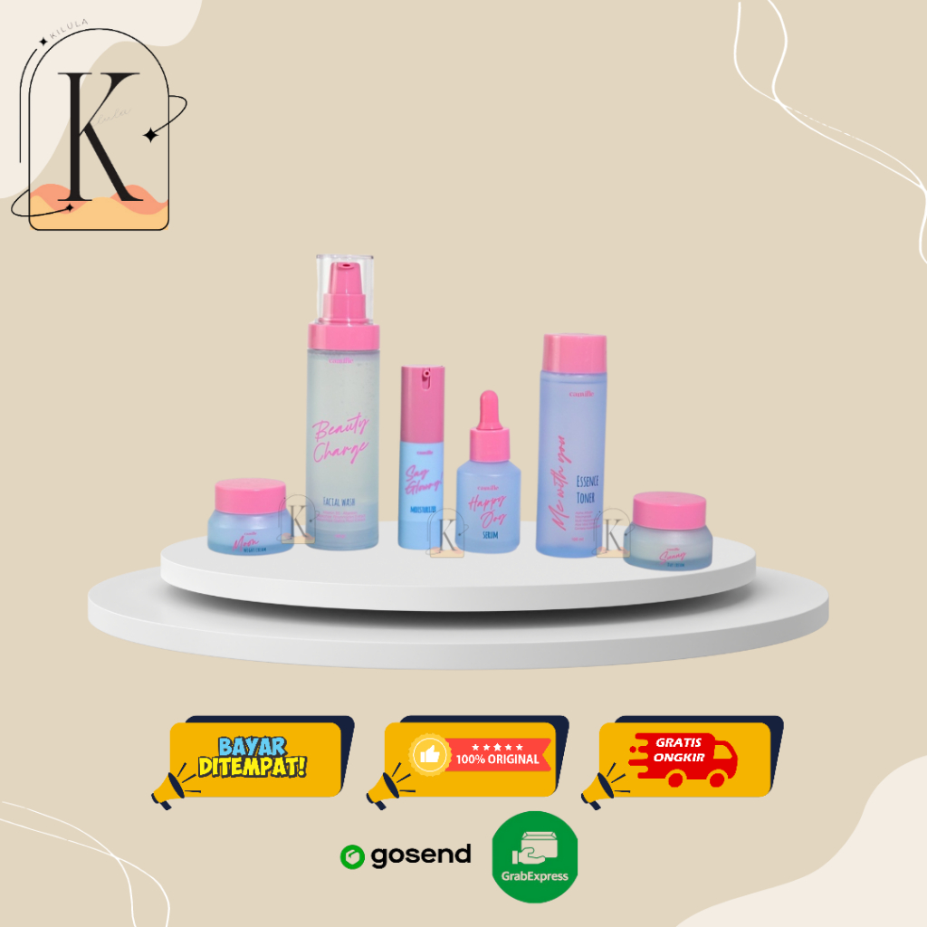 Bundling Skincare by Camille Beauty - Paket Skincare Camille - Sunny Day Cream With Sunscreen - Moon