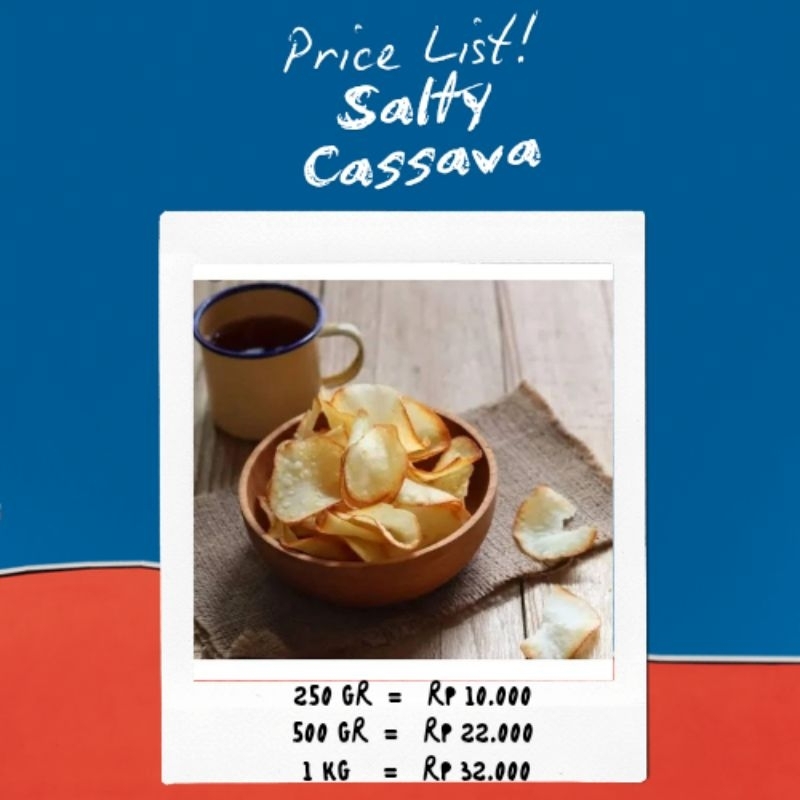 

NAG!H KRIPIK - SALTY CASSAVA CHIPS